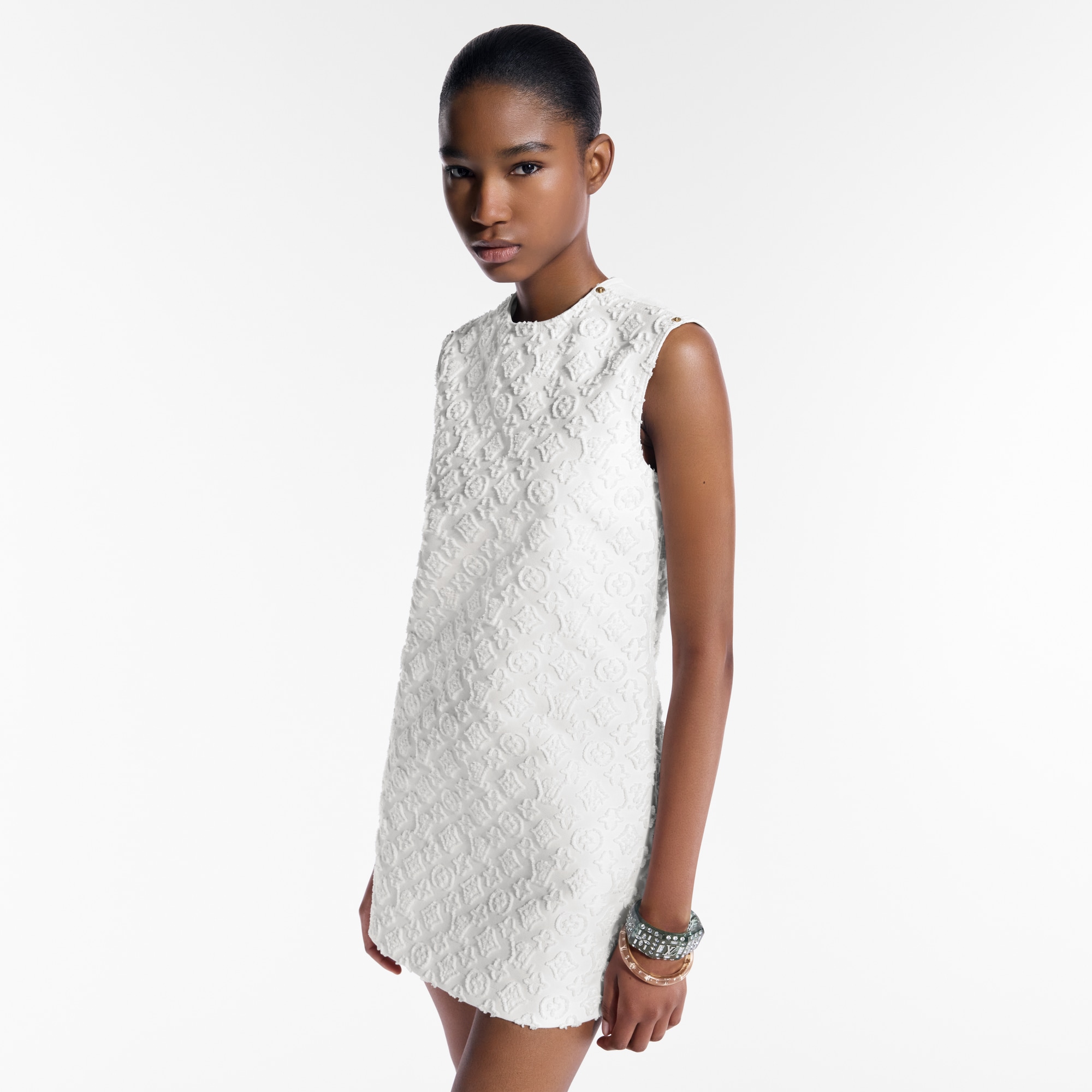 LV Aquarelle Monogram Eyelet Dress ★関税込 Aquarelle Monogram Eyelet Dress - Ready-to-Wear 1AHIYV